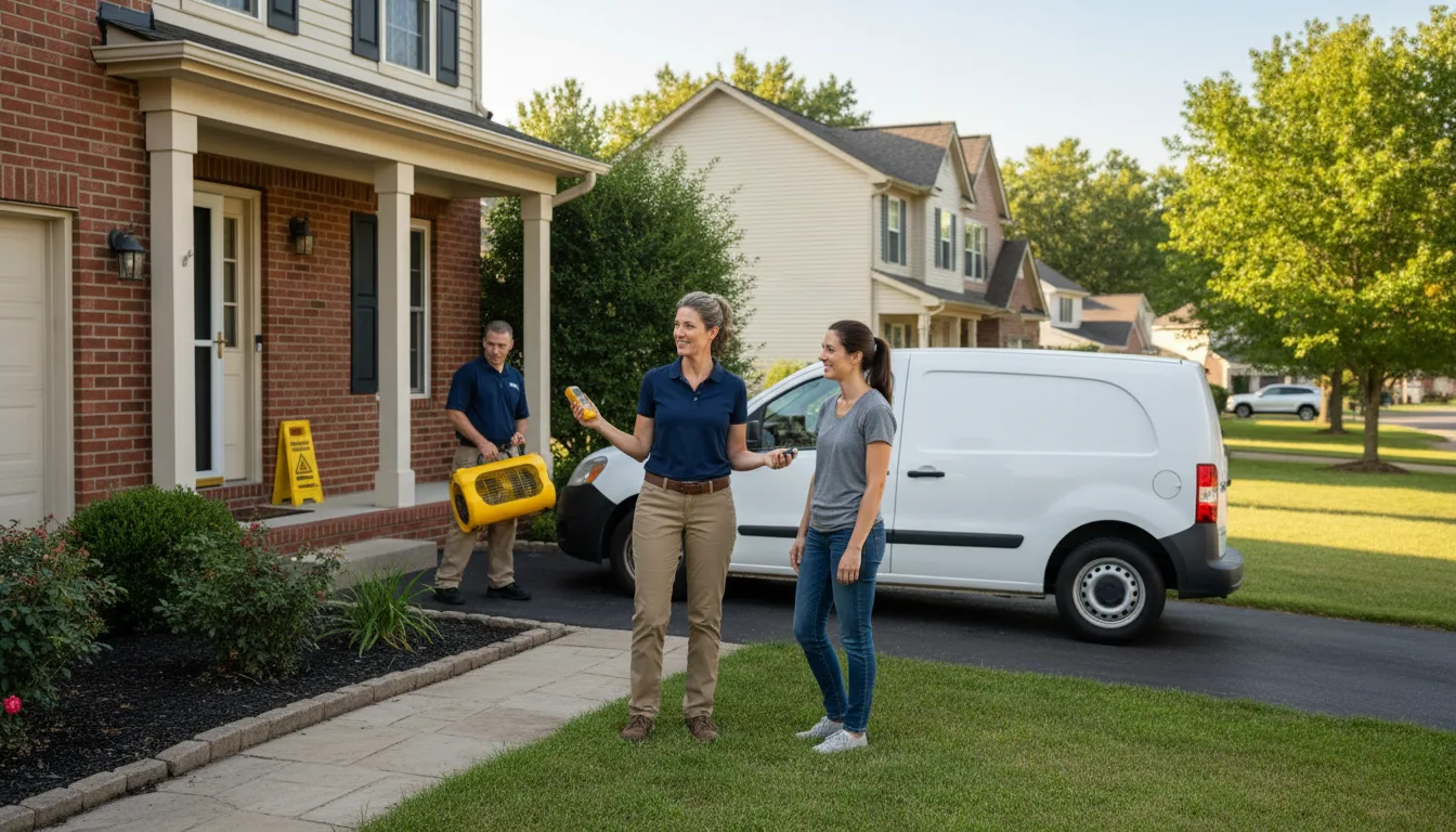 Water restoration image for Dehumidification And Cleanup Services in Winchester, NH